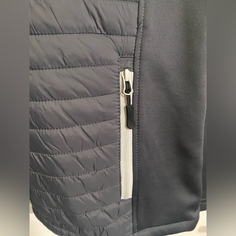 THE WEATHER CO. WOMENS Black and Gray Hooded Jacket - Picture 2 of 15